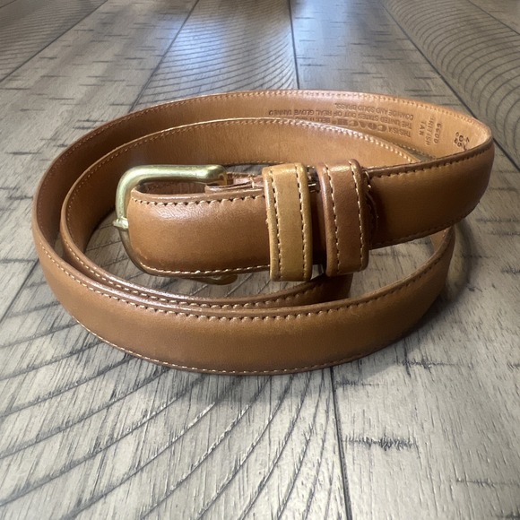 Coach Accessories - Vintage Coach Light Brown Leather Belt 42” Made In USA Classic